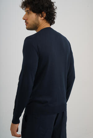 Pullover leggero in cotone ESSENTIAL - Ferrante | img vers.300x/