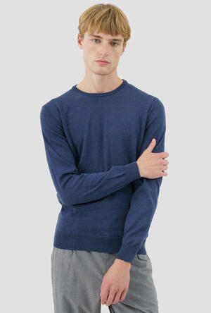 Worsted wool crew-neck ESSENTIAL - Ferrante | img vers.300x/