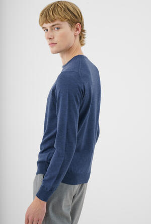 Worsted wool crew-neck ESSENTIAL - Ferrante | img vers.300x/