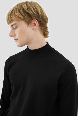 Half-neck in worsted wool ESSENTIAL - Ferrante | img vers.300x/