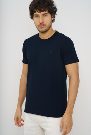 T-shirt in piquet elastico ESSENTIAL - Ferrante | img vers.300x/