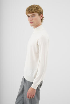 Half-neck in worsted wool ESSENTIAL - Ferrante | img vers.300x/