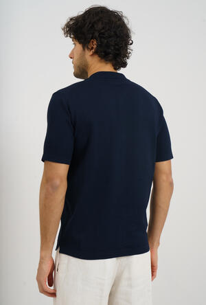 Camicia in maglia in cotone crepe MAIN - Ferrante | img vers.300x/
