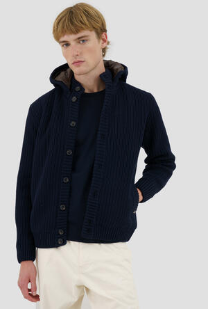 Lined knit jacket MAIN - Ferrante | img vers.300x/