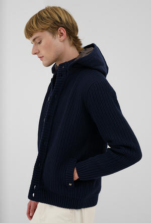 Lined knit jacket MAIN - Ferrante | img vers.300x/