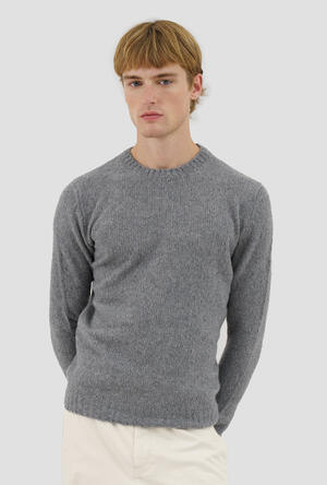 Malfilé cashmere crew neck ROYAL RED - Ferrante | img vers.300x/