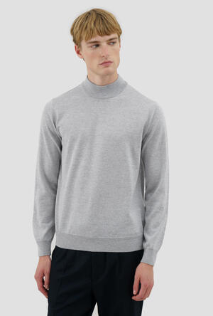 Half-neck in worsted wool ESSENTIAL - Ferrante | img vers.300x/