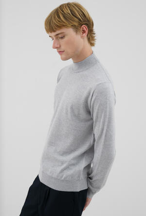 Half-neck in worsted wool ESSENTIAL - Ferrante | img vers.300x/