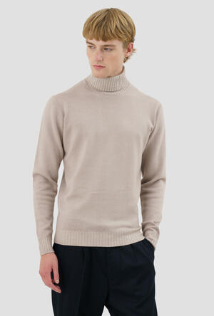 Garment dyed two-thread turtleneck ESSENTIAL - Ferrante | img vers.300x/