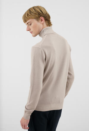 Garment dyed two-thread turtleneck ESSENTIAL - Ferrante | img vers.300x/