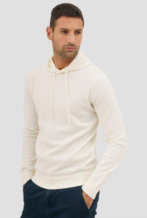 Carded wool hoodie ESSENTIAL - Ferrante | img vers.300x/