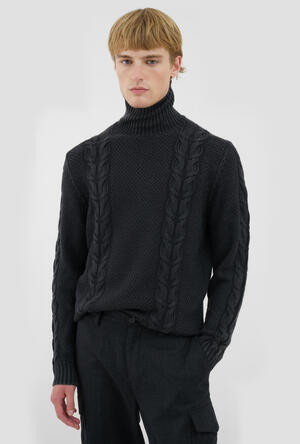 Garment dyed turtleneck MAIN - Ferrante | img vers.300x/