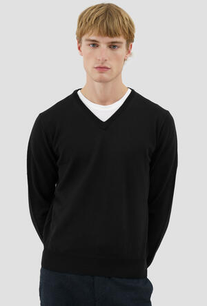 Brushed pure wool pullover ESSENTIAL - Ferrante | img vers.300x/