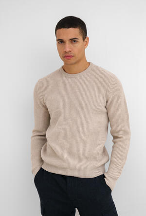 English knit crew neck ROYAL RED - Ferrante | img vers.300x/