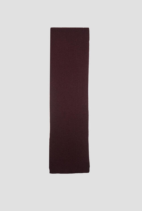 Sciarpa in puro cashmere Bordeaux