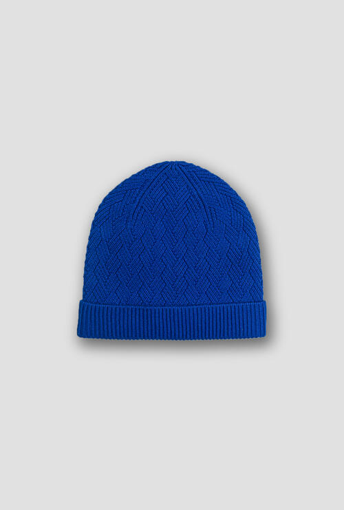 Cappello punto diamante Blu elettrico