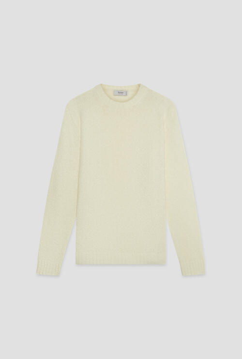 Malfilé cashmere crew neck White