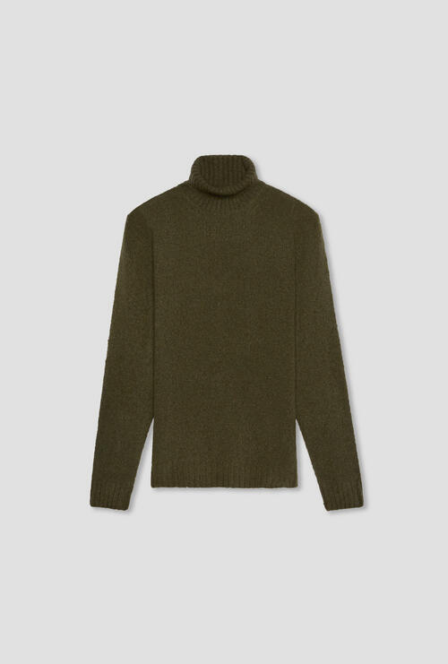 Malfilé cashmere turtleneck Olive green