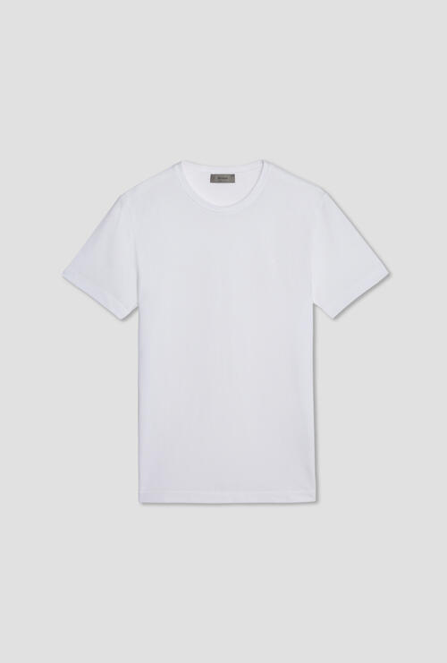 T-shirt in piquet Bianco