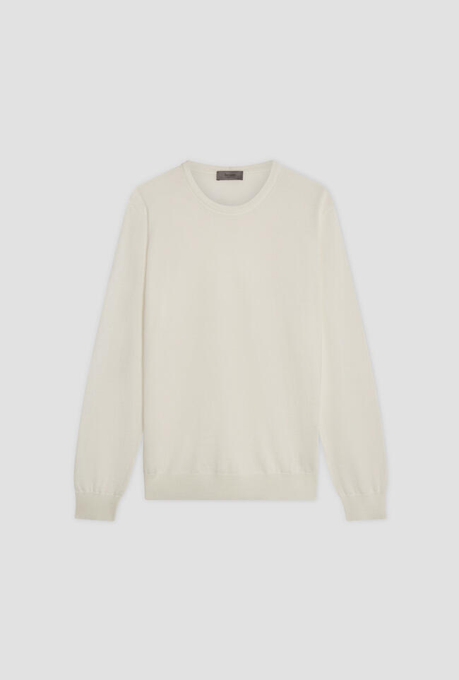 Worsted wool crew-neck ESSENTIAL - Ferrante | img vers.1300x/