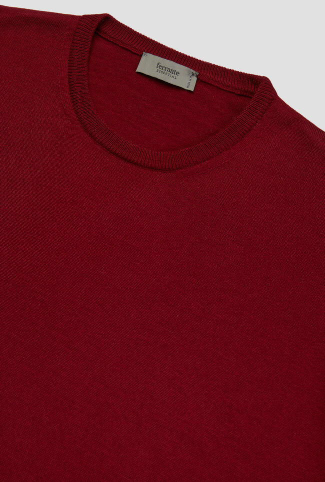 Worsted wool crew-neck ESSENTIAL - Ferrante | img vers.1300x/