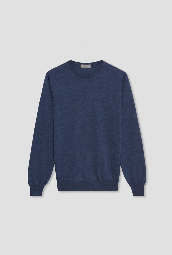 Worsted wool crew-neck ESSENTIAL - Ferrante | img vers.1300x/