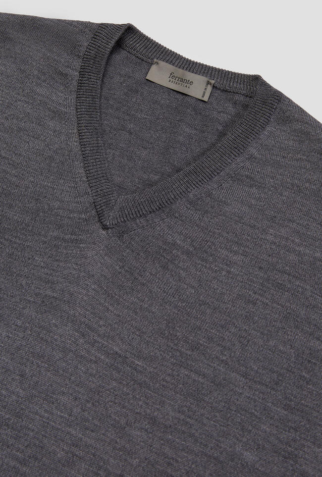 Brushed pure wool pullover ESSENTIAL - Ferrante | img vers.1300x/