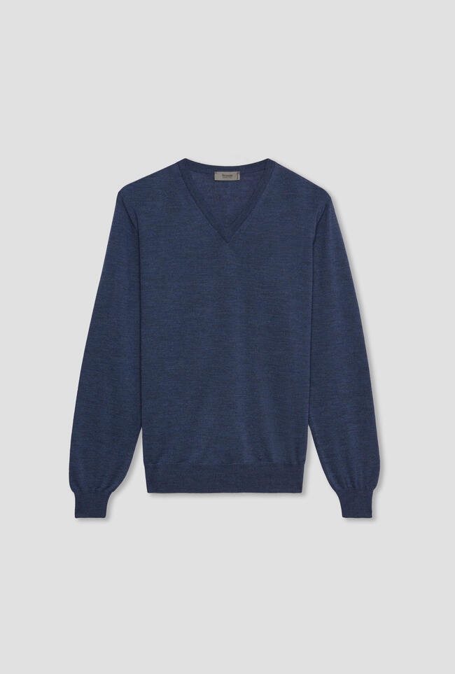 Brushed pure wool pullover ESSENTIAL - Ferrante | img vers.1300x/