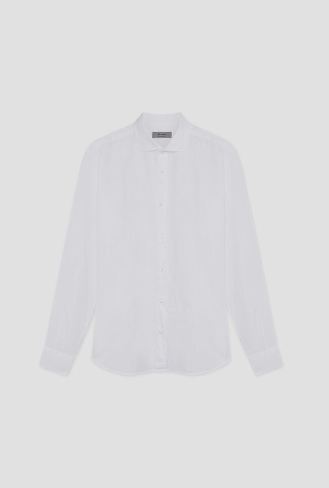 Linen shirt with spread collar MAIN - Ferrante | img vers.1300x/