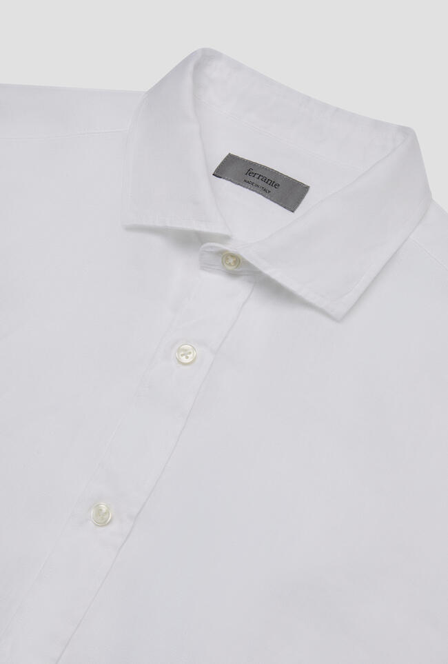 Linen shirt with spread collar MAIN - Ferrante | img vers.1300x/