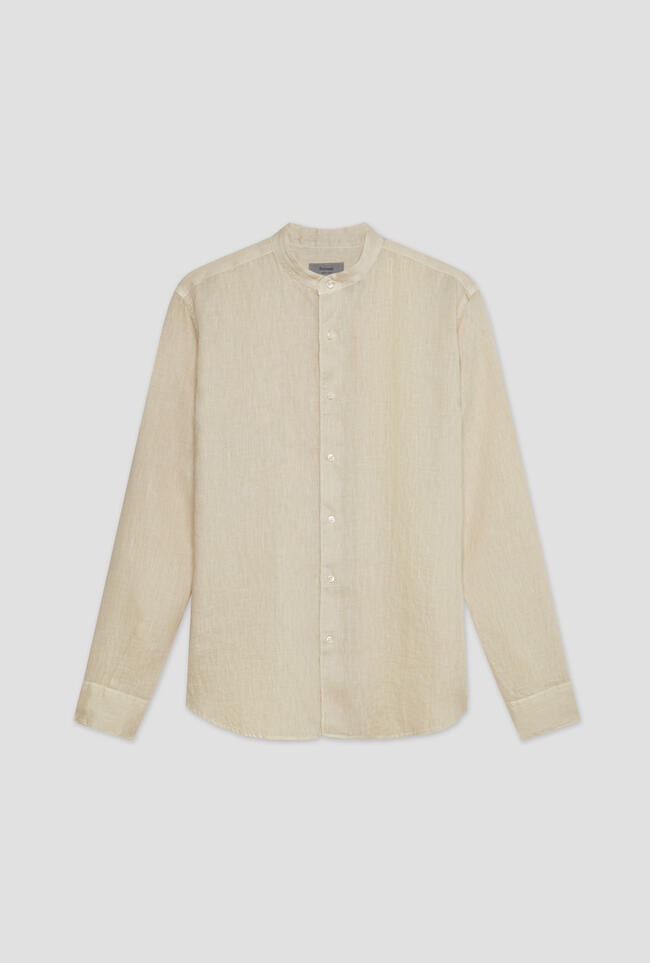Camicia in lino con collo coreano MAIN - Ferrante | img vers.1300x/