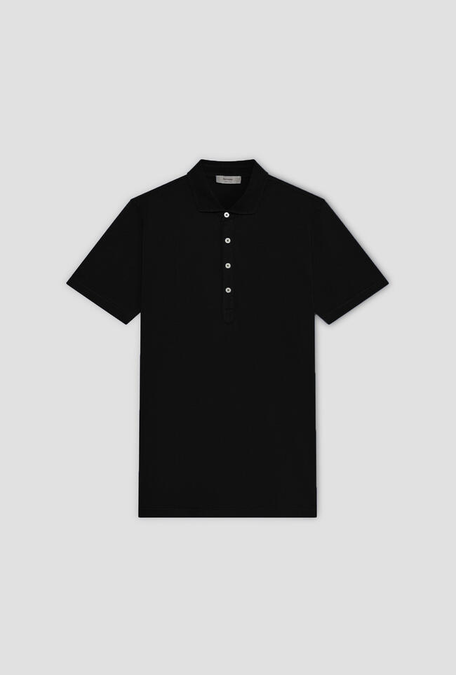 Garment dyed jersey polo shirt MAIN - Ferrante | img vers.1300x/