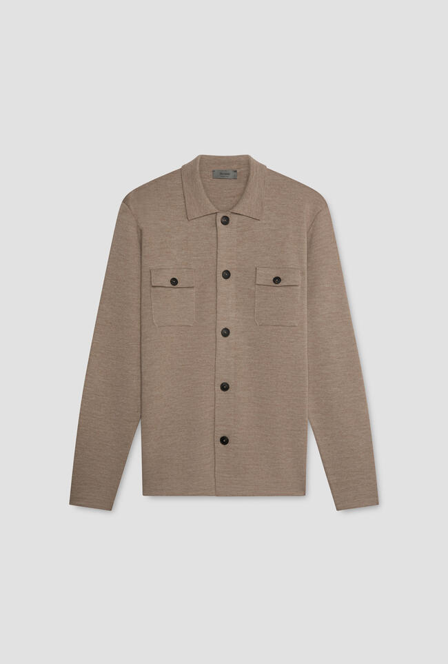 Shirt jacket in milano stitch MAIN - Ferrante | img vers.1300x/