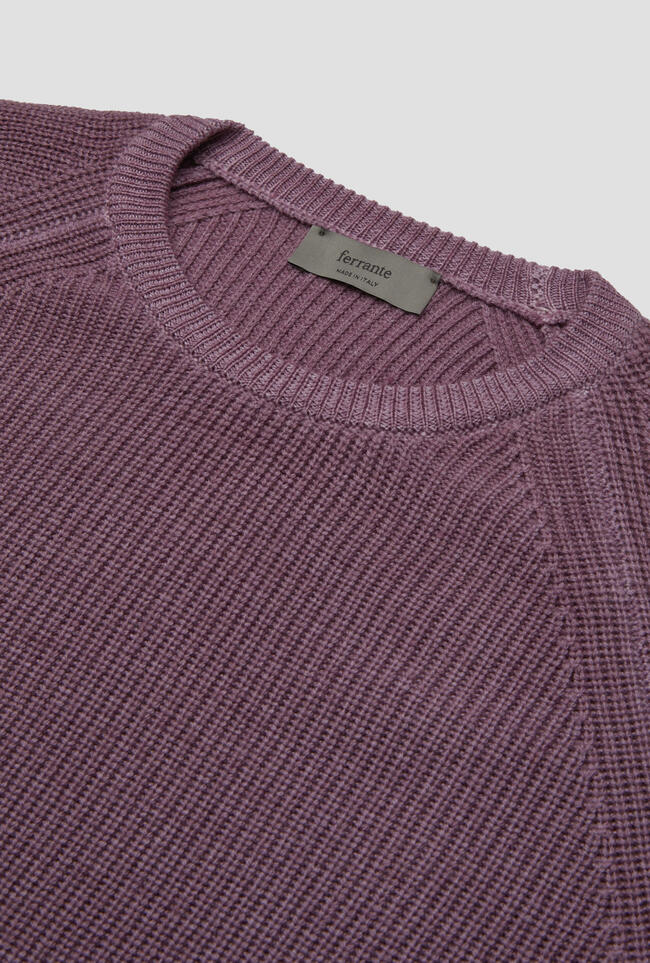 Garment dyed old raglan crew neck MAIN - Ferrante | img vers.1300x/