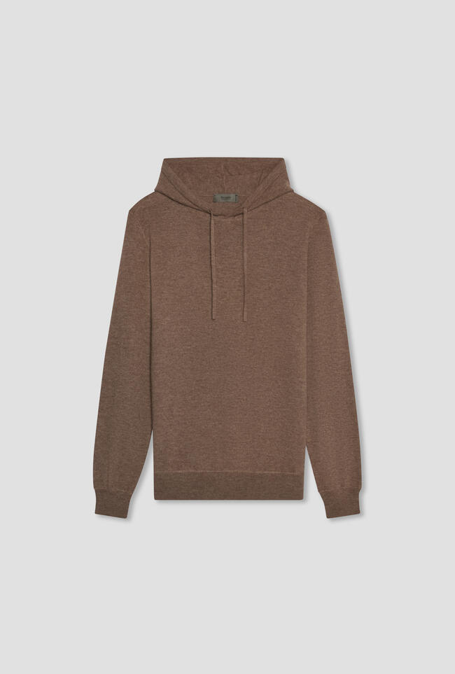 Carded wool hoodie ESSENTIAL - Ferrante | img vers.1300x/