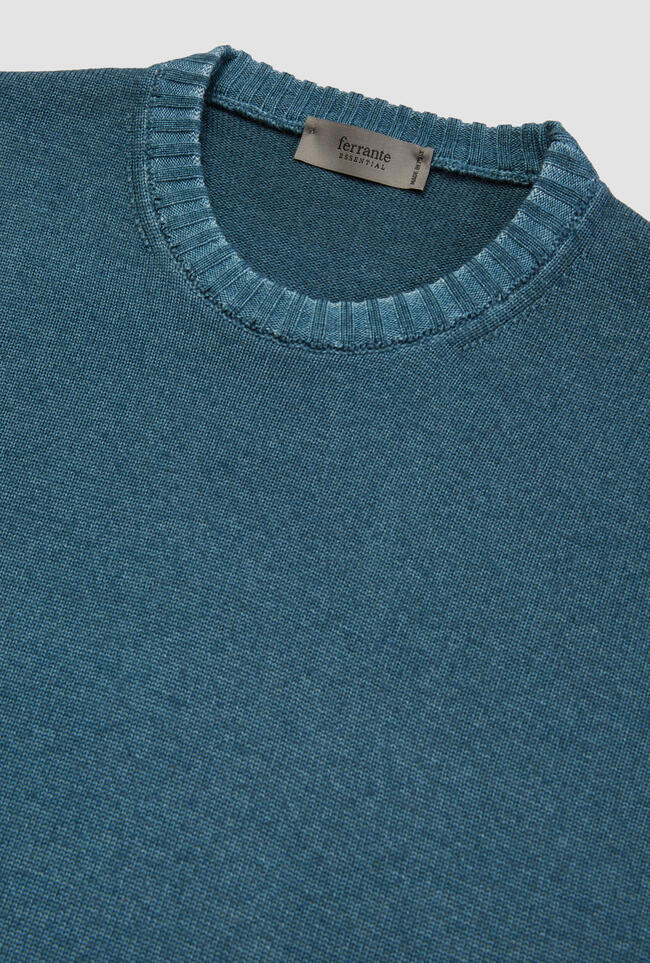 Garment dyed crew neck MAIN - Ferrante | img vers.1300x/