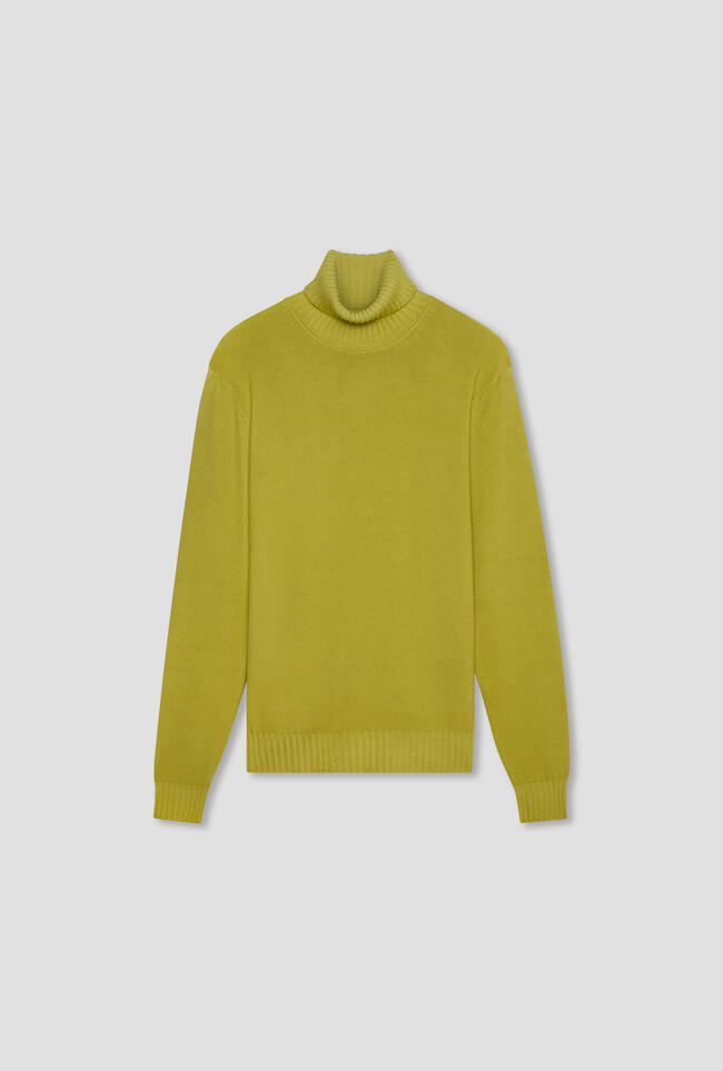 Garment dyed two-thread turtleneck ESSENTIAL - Ferrante | img vers.1300x/