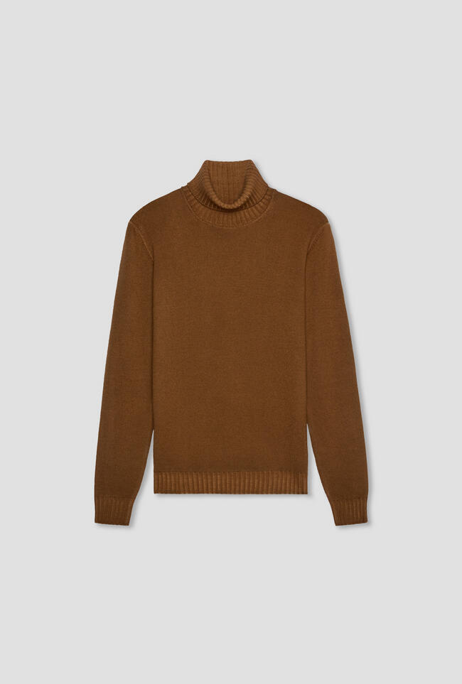 Garment dyed two-thread turtleneck ESSENTIAL - Ferrante | img vers.1300x/