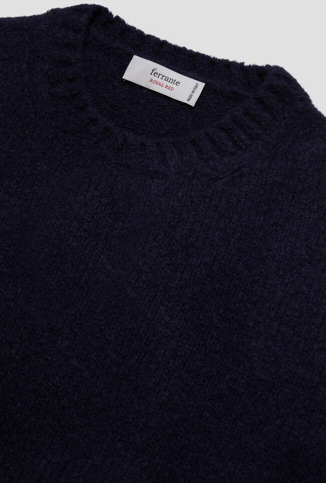 Malfilé cashmere crew neck ROYAL RED - Ferrante | img vers.1300x/