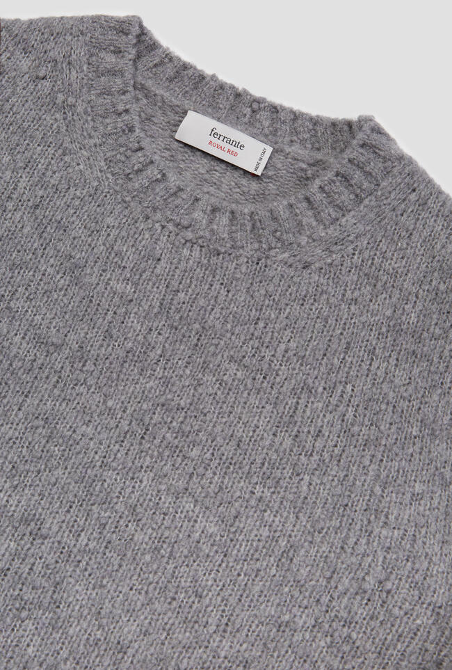 Malfilé cashmere crew neck ROYAL RED - Ferrante | img vers.1300x/