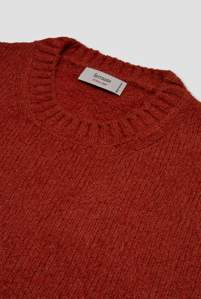 Malfilé cashmere crew neck ROYAL RED - Ferrante | img vers.1300x/