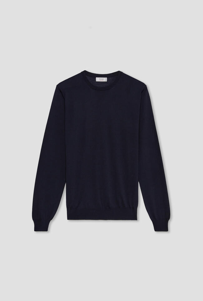 Ultralight wool crew neck ROYAL RED - Ferrante | img vers.1300x/