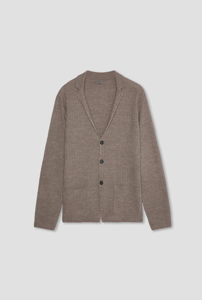 Knitted jacket with workmanship MAIN - Ferrante | img vers.1300x/