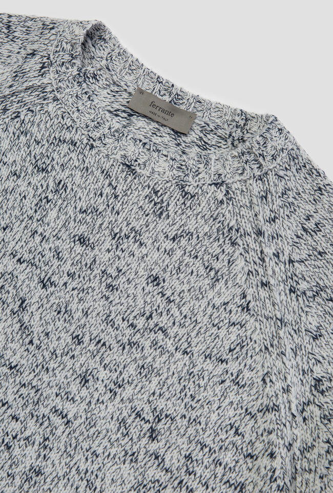 Raglan mouliné crew neck MAIN - Ferrante | img vers.1300x/