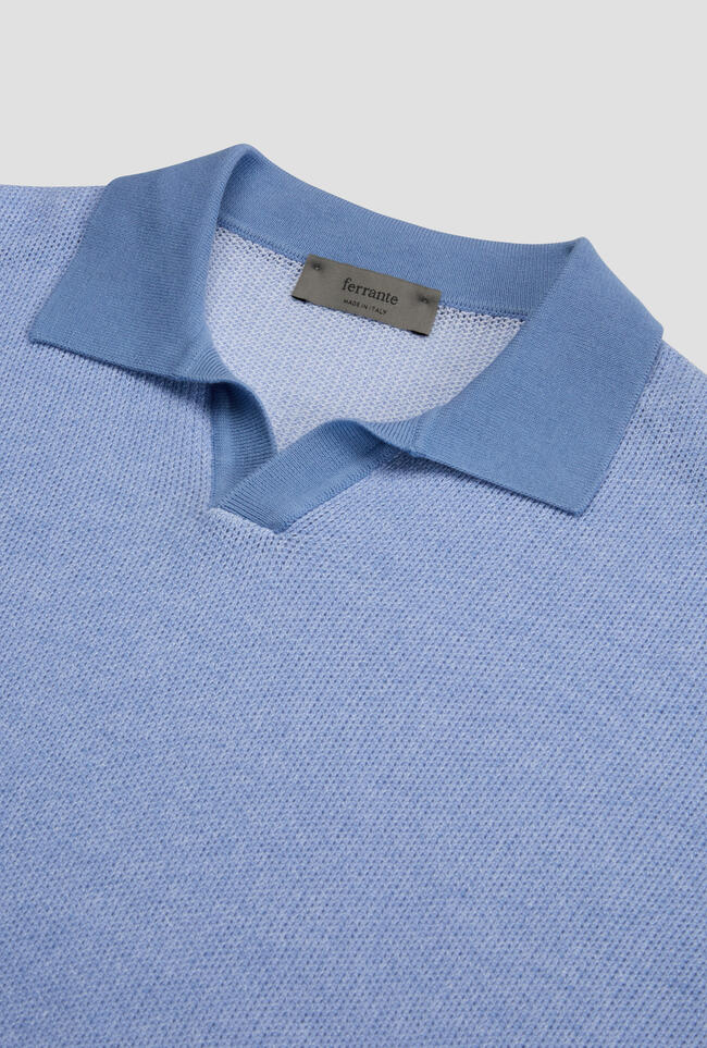 Vanisè buttonless polo shirt MAIN - Ferrante | img vers.1300x/