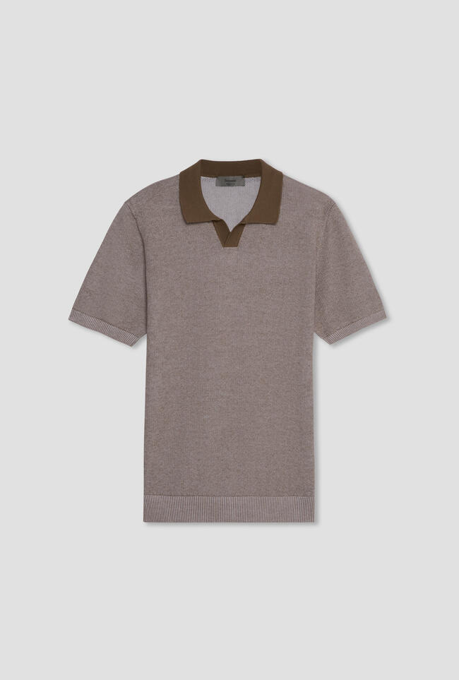 Vanisè buttonless polo shirt MAIN - Ferrante | img vers.1300x/