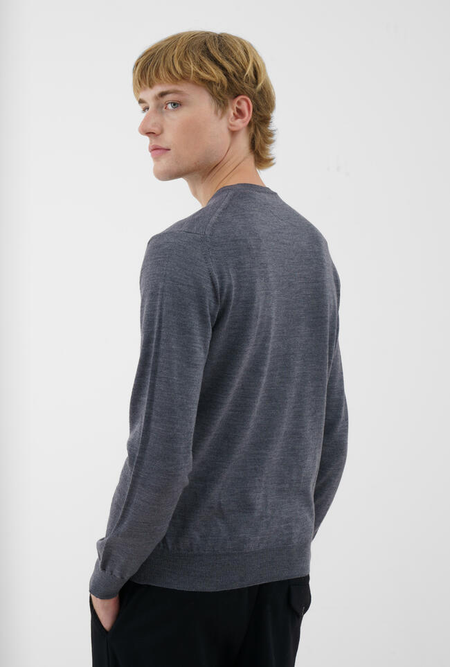 Brushed pure wool pullover ESSENTIAL - Ferrante | img vers.1300x/