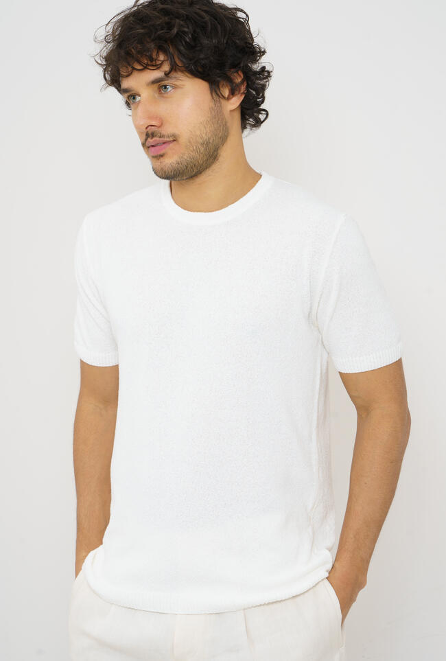 T-shirt bouclè MAIN - Ferrante | img vers.1300x/