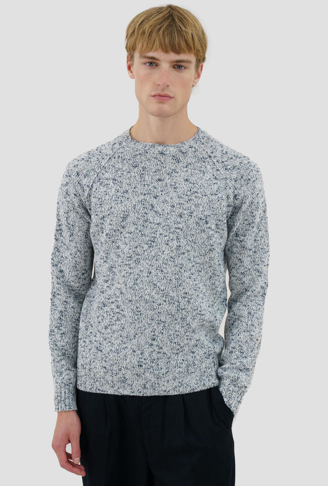 Raglan mouliné crew neck MAIN - Ferrante | img vers.1300x/